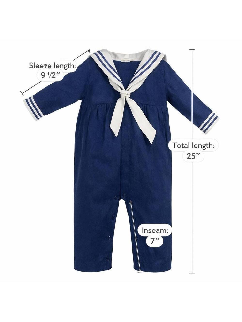 Kid's Blue and Navy Playsuit-romper